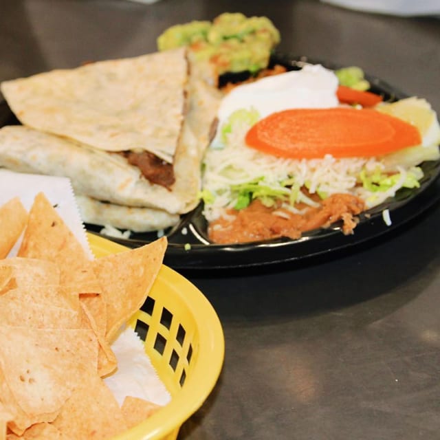 Taco & Cheese Quesadilla.