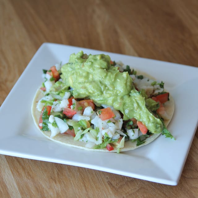 Ceviche Taco.