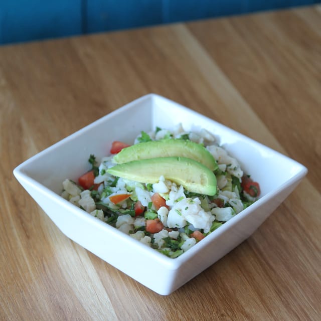 Ceviche Salad.
